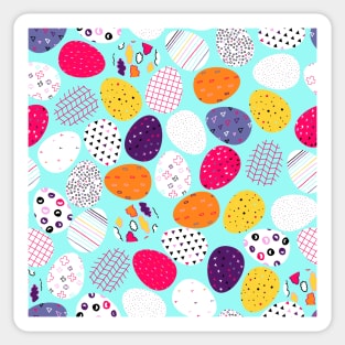 cute easter egg pattern Sticker